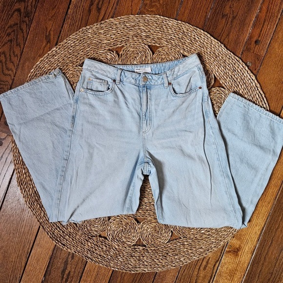 Garage Denim Jambe Large/Wide Leg High-Rise Jeans Size 9 - Picture 9 of 13